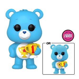 Funko Pop! Animation Care Bears 40th Anniversary Champ Bear Flocked (With Chase*)