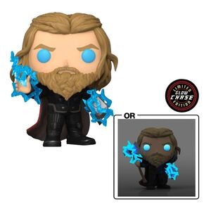 Funko Pop! Marvel Studios Avengers End Game Thor With Thunder Exclusive (With Glows In The Dark 3.75-Inch Vinyl Figure Chase)