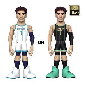 Funko Pop! Gold NBA Hornets Lamelo Ball 12-Inch Vinyl Figure (With Chase*)