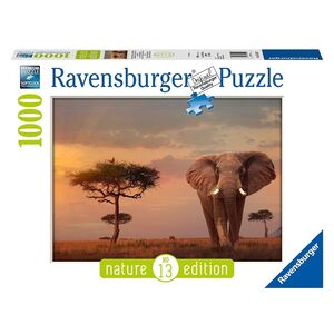 Ravensburger Elephant Of The Masai Mara Jigsaw Puzzle (1000 Pieces) (70 x 50cm)