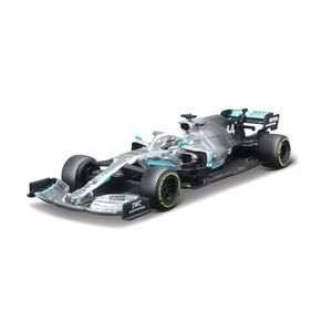 Bburago 18-38136 Race F1 Mercedes-AMG F1 W10 Eq Power+ 2019 1.43 Scale Die-Cast Model Car
