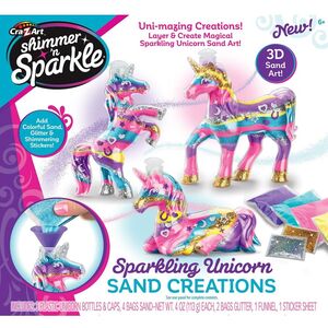 Shimmer 'n Sparkle Unicorn Sand Creations Playset