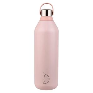 Chilly's Bottles Blush Pink Stainless Steel Water Bottle 1000ml