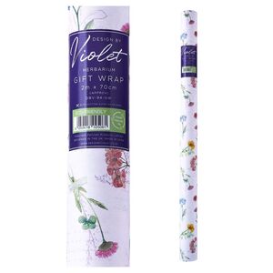 Design By Violet 2M Herbarium Gift Gift Wrapping Paper (2M x 70cm)