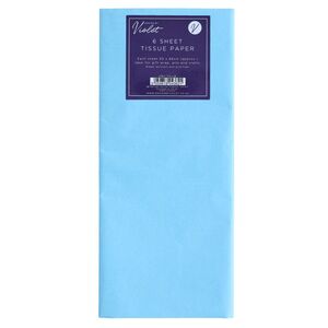 Design By Violet 6 Sheet Tissue Paper - Light Blue (50 x 66cm)