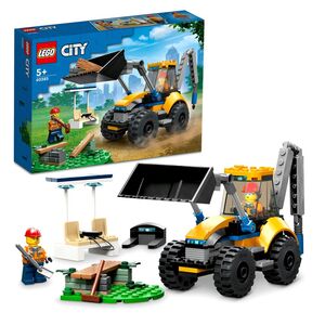 LEGO City Construction Digger Building Toy Set 60385 (148 Pieces)