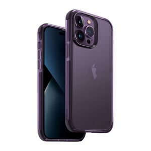 Uniq Hybrid Combat Case for iPhone 14 Pro - Fig (Purple)