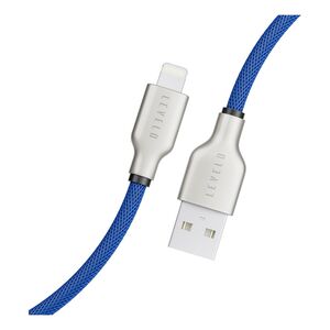 Levelo USB-A to MFi Lightning Cable 1.1m - Dark Blue