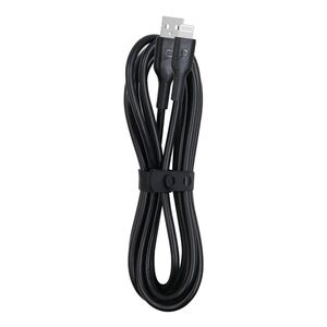 Powerology USB-A To Lightning Data Sync And Charge Cable 1.2m - Black