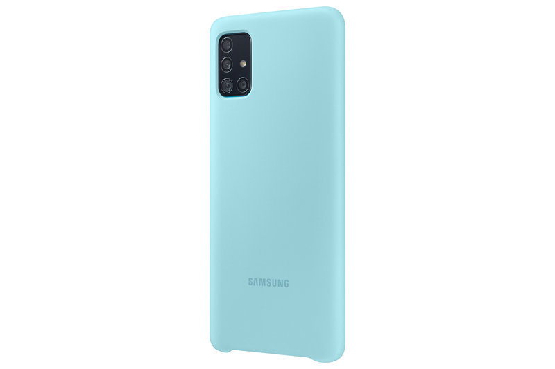Samsung Silicon Cover?Blue for Galaxy A51