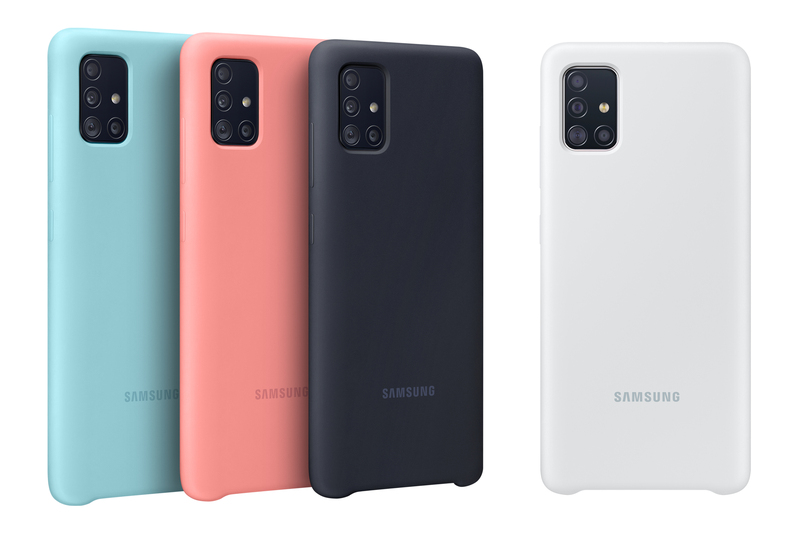 Samsung Silicon Cover?Blue for Galaxy A51