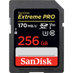 SanDisk Exrteme PRO 256GB SDXC Class 10 UHS-I Memory Card