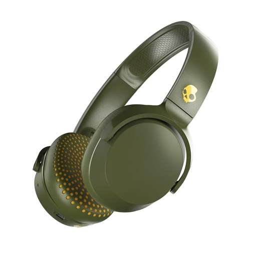 Skullcandy Riff Moss/Olive/Yellow Wireless On-Ear Headphones