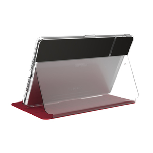 Speck Balance Folio Clear Heartrate Red/Clear for iPad 10.2-Inch