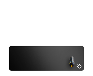 لوحة ماوس ستيل سيريس كيو سي كي إيدج حجم كبير جدا لون أسود