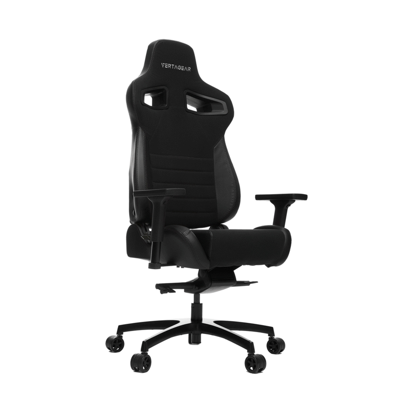 Vertagear Racing Series P-Line Pl4500 Gaming Chair Blacck Edition Coffee Fiber With Silver Embroirdery