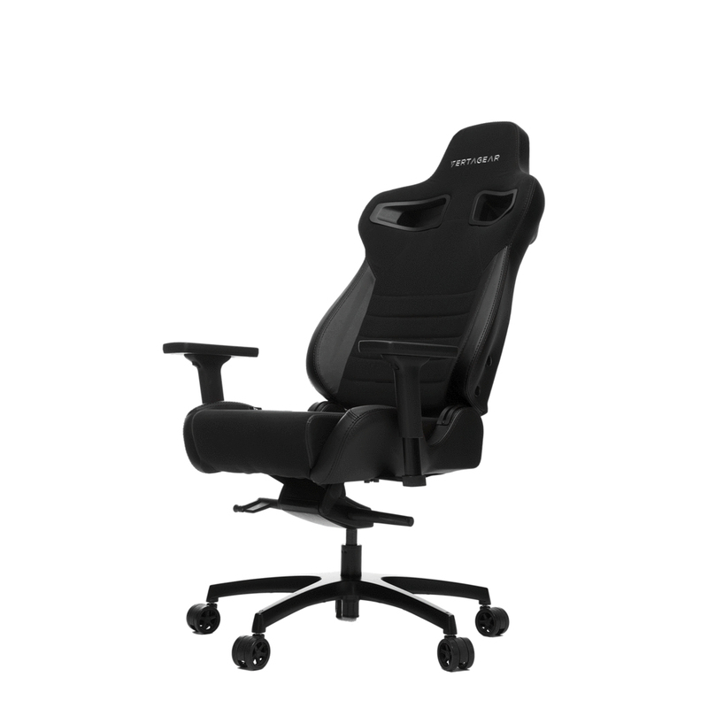 Vertagear Racing Series P-Line Pl4500 Gaming Chair Blacck Edition Coffee Fiber With Silver Embroirdery